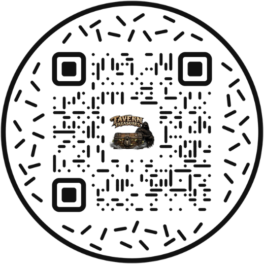 QR code to join the Tavern Treasures Discord community